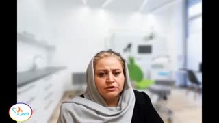 کاشت ایمپلنت دندان - فیلم رضایتمندی بیمار ایمپلنت سرکارخانم فائزیان