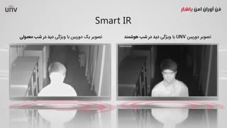 قابلیت دید در شب هوشمند ⁣⁣دوربین مداربسته یونی ویو