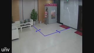 ⁣⁣ویژگی هوشمند ⁣⁣دوربین های مداربسته یونی ویو: تشخیص عبور از خط