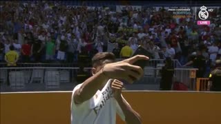 مراسم کامل معارفه رودریگو گوئس، پدیده برزیلی جدید رئال مادرید