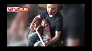 تارنوازی مهران نائل بازیگر سریال «دل‌دار» برای پسر نوزادش