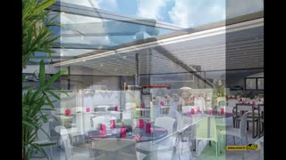 حقانی 09380039391-سقف بازشونده کافه رستوران-سقف پارچه ای سفرخانه