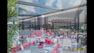 حقانی 09380039391-سقف بازشو باغ-سقف باز شونده باغ رستوران