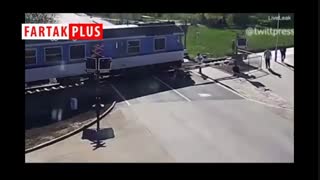 نجات معجزه‌آسای یک پیرمرد که با مرگ چند ثانیه فاصله داشت