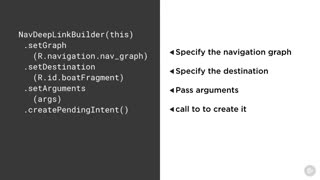 کورس ﻿Android - پیوند عمیق از اعلان ها
