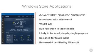 آموزش ﻿Windows 10 - انواع برنامه های ویندوز