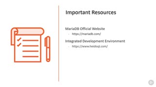 دانلود دوره ﻿MariaDB - خلاصه