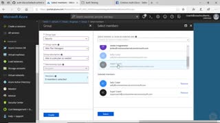 دوره ﻿Azure App Service - ایجاد گروه های امنیتی در فهرست فعال Azure و افزودن...