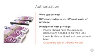 آموزش ﻿مبانی امنیت - مجوز