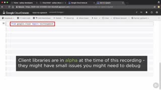دوره ﻿Google Machine Learning - نصب کتابخانه های متن به گفتار...