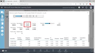 دانلود آموزش ﻿Azure Machine Learning - آموزش و ارزیابی مدل رگرسیون لجستیک دو...