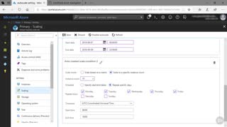دانلود کورس ﻿Azure Service Fabric - پیکربندی مقیاس بندی در پورتال Azure...