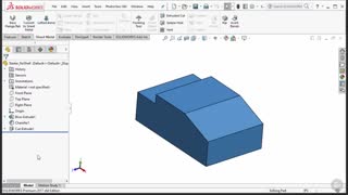 دانلود آموزش ﻿SOLIDWORKS - تبدیل مدل های موجود به ورق فلز...