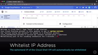 دانلود آموزش ﻿Google Cloud SQL - اتصال با استفاده از ابر پوسته...
