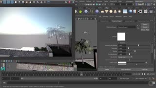 دانلود آموزش ﻿Maya - V-Ray خورشید و آسمان