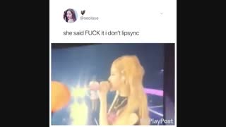 ب هیترایی نشون بدین ک میگن رزی نمیتونه لایو بخونه!