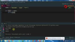 (حلقه for در پایتون)python for loop