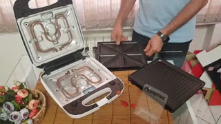 ساندویج ساز و گریل مونوتک مدل MSM-6725