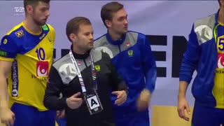 دیدار تیم های هندبال دانمارک و سوئد در قهرمانی مردان جهان2019