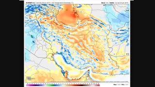 پیش بینی تصویری؛ تحلیل نقشه های هواشناسی طی هفته دوم تیر 98؛