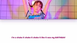 متن آهنگ birthday از سولوییست وای جی - سومی