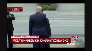 دیدار رئیس جمهوری آمریکا و رهبر کره شمالی