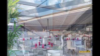 حقانی 09380039391- سقف برقی رستوران- سقف متحرک رستوران سنتی