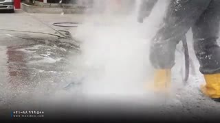 برش مواد پلمیری با استفاده از دستگاه واترجت فشار قوی