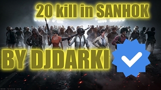 Djdarki in pubg with 20 kill in sanhok