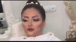 آرایش عروس ویدئو قبل و بعد آرایش بدون فیلتر