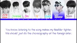 لیریک اهنگ are u happy now  ورژن کره ای از BTS