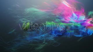 پروژه آماده افتر افکت نمایش لوگو با ذرات رنگی - Colorful Particles Logo Reveal
