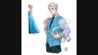 اگه جنسیت شخصیتای انیمیشنی معروف عوض بشه به سبک انیمه ای+پلی کنید^~^