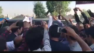 ورود دکتر احمدی نژاد به مراسم جشن میلاد حضرت معصومه(س) پالپوتومی