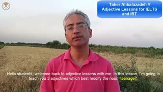 آی خونه دار بچه دار زنبیلت و وردار بیار صفت ببر: صفت برای teenager