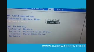 تنظیمات بایوس لپ تاپ سونی