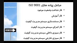 پیاده سازی ایزو 9001 در سازمان کوچک