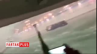 عبور نفس‌گیر کشتی کروز غول‌پیکر از کنار اسکله