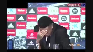 بد شدن حال مدافع برزیلی جدید رئال‌مادرید در کنفرانس خبری