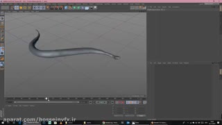 آموزش ساخت مار سه بعدی در Cinema4d