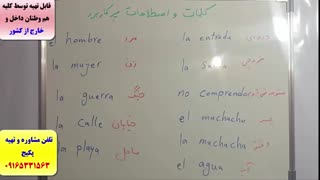سریعترین روش آمادگی جهت آزمون های زبان اسپانیایی - استاد علی کیانپور
