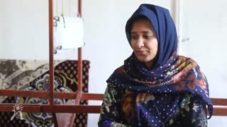 پارچه بافی هنر زنان ترکمن
