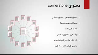 آموزش سئو : محتوای کرنراستون (cornerstone) در استراتژی خوشه محتوا