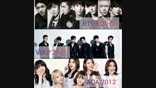 گروه های مشهور کیپاپ(تاریخ دبیوت)