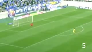 10 گل برتر که دروازه بانها از فاصله دور مستقیما گل زده اند