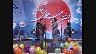 شوخی خنده دار و باحال با عمو پورنگ در برنامه زنده