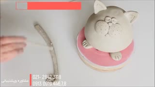 ساخت مجسمه گربه فانتزی