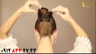 فیلم آموزش چند مدل بستن مو با شانه جادویی