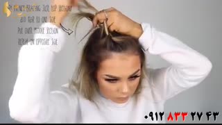 فیلم آموزش بستن سریع و  راحت چند مدل مو  درخانه