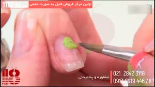 طراحی روی ناخن با اکلیل